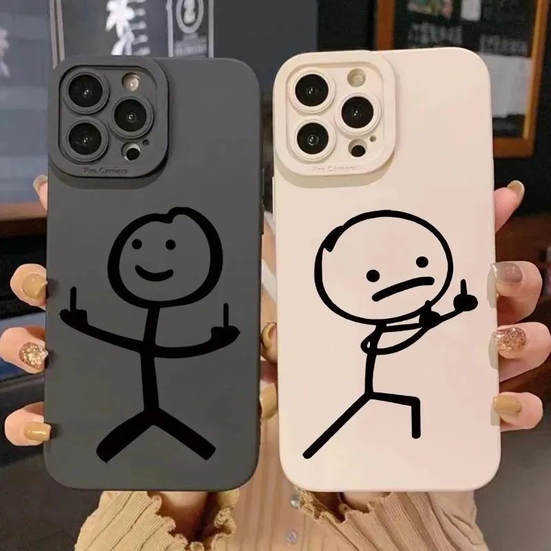 Phone Accessories To Sell - Милый мультяшный матовый силиконовый чехол-накладка для
