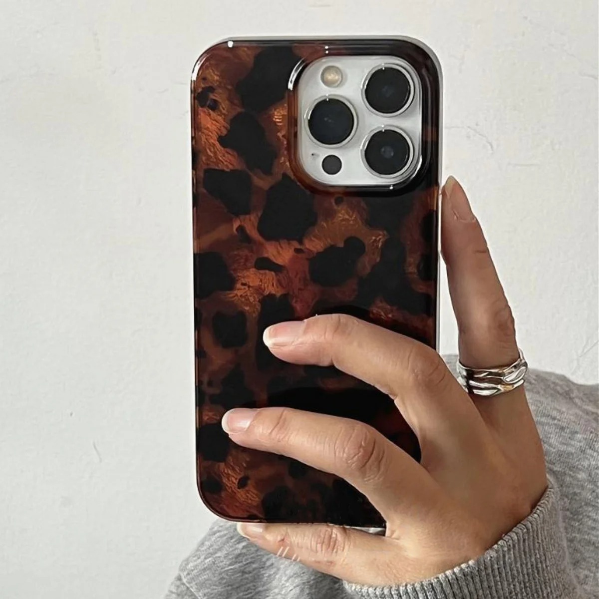 Phone Accessories To Sell - Ретро-чехол для телефона с лазерной текстурой
