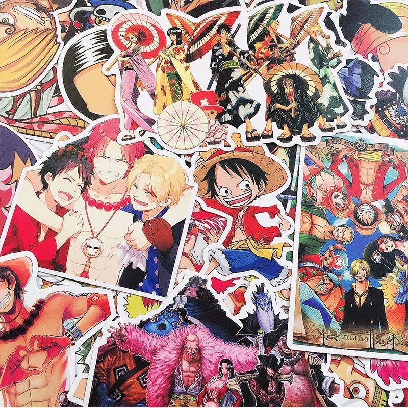 Phone Accessories Items - 120 уникальных милых наклеек One Piece,
