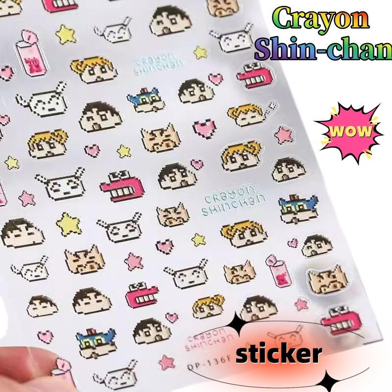 Phone Accessories Items - Креативные бумажные наклейки Crayon Shin-chan Guka,