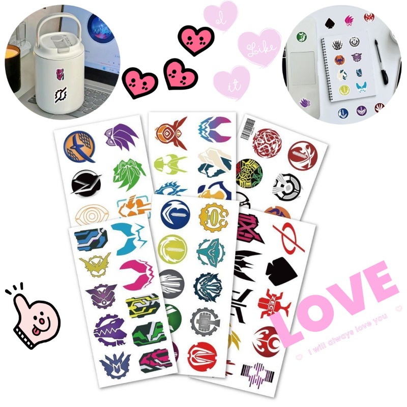 Phone Accessories Items - 60 листов наклеек с логотипом Kamen