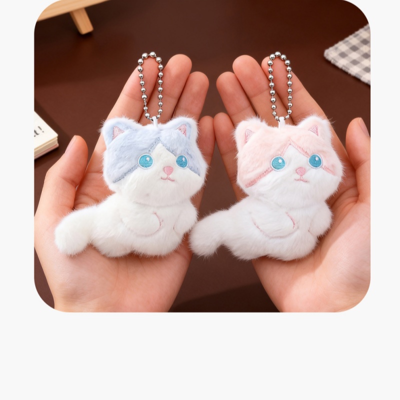   Милый плюшевый брелок-кошка  – обзор и цена Phone Accessories China